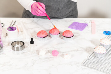 Creating Extravagant Cupcakes for Birthday Celebration