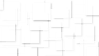 Abstract background with stripes in card template in this design . White geometric texture . Modern background used about technology or product presentation . rectangles shapes on white background