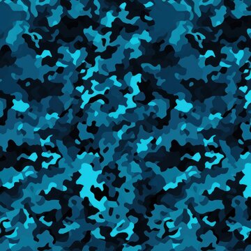 Digital Cyan camo pattern wallpaper background
