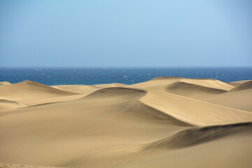 Fototapeta na wymiar Sand dunes by the sea