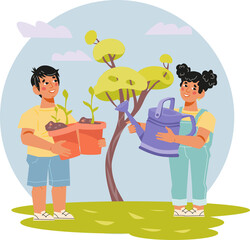 Kids involved in gardening with these fun and educational flower planting activities. Children planting flowers and have a love for nature.