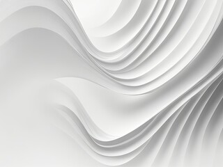 abstract white  backdrop with flowing lines in a photo