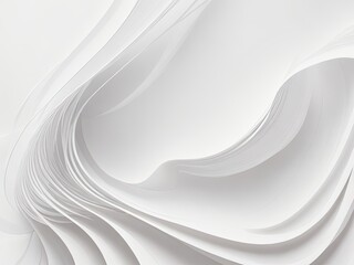 abstract white  backdrop with flowing lines in a photo