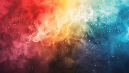 abstract rainbow splash wallpaper in the style of atm - obrazy, fototapety, plakaty