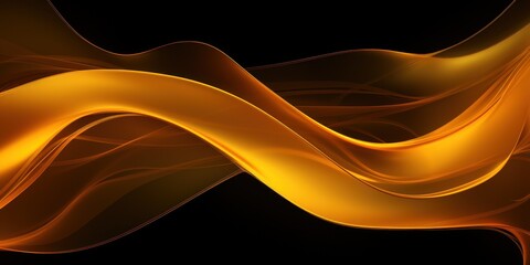 Gold organic lines as abstract wallpaper background design