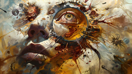 person in a mask Algophobia 