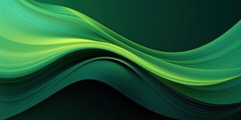 Green organic lines as abstract wallpaper background