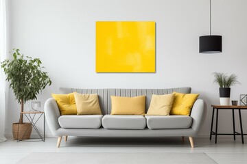 copy space frame on wall background interior concept
