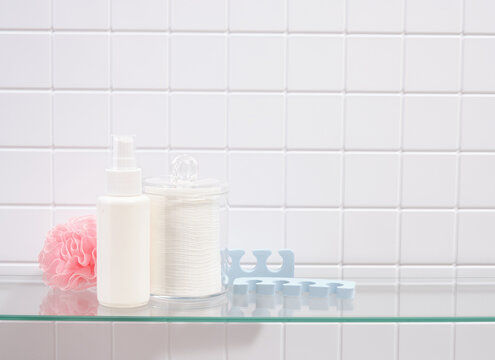 Skincare and beauty routine. Beauty treatment. Copy space for text.