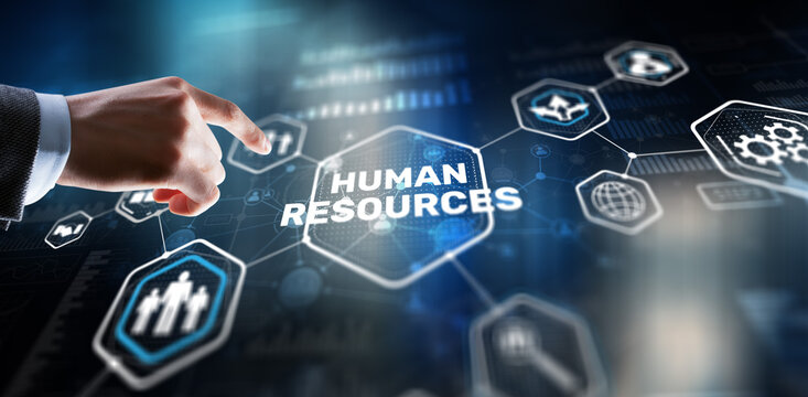 New Human resource management. HR. Team Building and recruitment concept