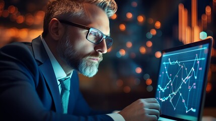 Thoroughly monitoring diverse news data across networks, this businessperson ensures rapid processing for achieving success and operational efficiency in their business pursuits.
