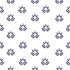 monster Seamless Pattern designed with a geometric pattern of interlocking squares. Fabric pattern. Patterns for designing printed fabric, wallpaper, and paper