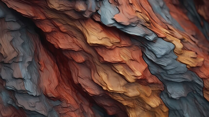 Obraz premium Cracked rock texture