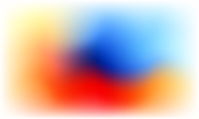 artistic blue, red and yellow gradient background.