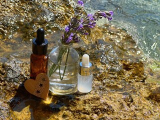 Organic skin care cosmetic from natural ingredients 