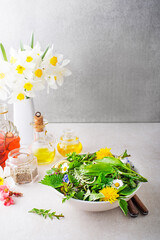 Spring salad food plants - 740130877