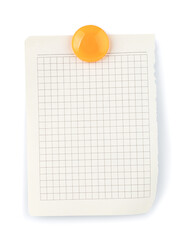 Empty paper sheet and magnet