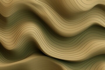 Khaki organic lines as abstract wallpaper background design
