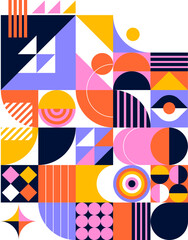 Obraz premium Abstract Bauhaus background