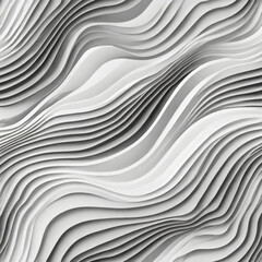 Black and white wave Seamless abstract white papercut background 3d realistic design use for ads banner and advertising print design vector. 3d topography relief.