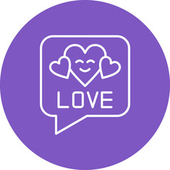 Love Message Icon