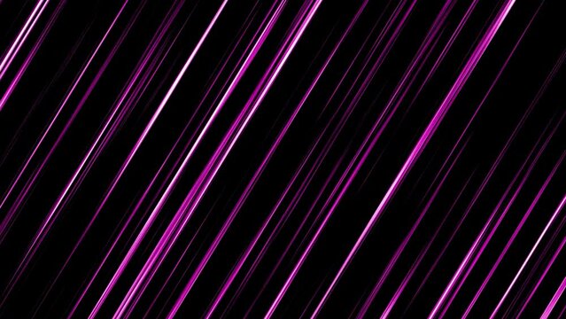 Diagonal Anime Speed Lines. Motion stripes in ANIME style, pink color on a black background