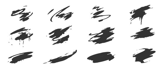 筆のストローク。和風素材。