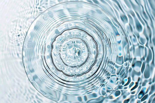 water surface, showcasing numerous bubbles floating on the water. The bubbles create an interesting pattern, adding texture and movement to the image