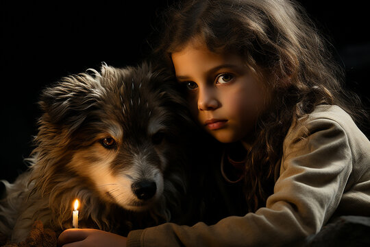 Cherished Moments: Capturing the Pure Happiness of a Child and their Faithful Canine Pal