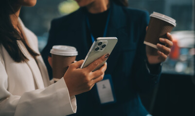Business Team Coffee Break Relax Concept