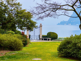 Parco Ciani and Gate on Lake Lugano (Cancello sul lago di Lugano), Lugano, Switzerland
