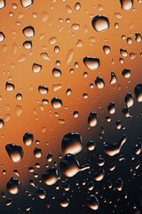 Close up view of water droplets on a window. Suitable for weather or nature concepts