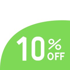 10 Persent Discount Off Icon. Discount Icon illustration, vector.  - 37