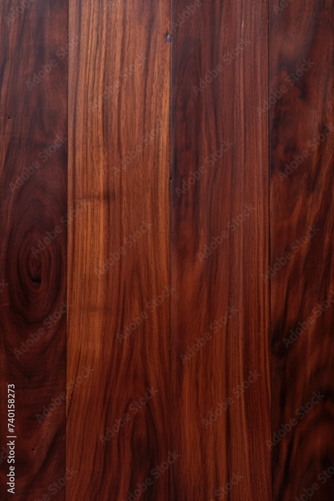 Poster Close up of a wooden floor with a clock, suitable for time management concepts