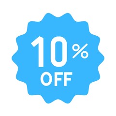 10 Persent Discount Off Icon. Discount Icon illustration, vector.  - 14