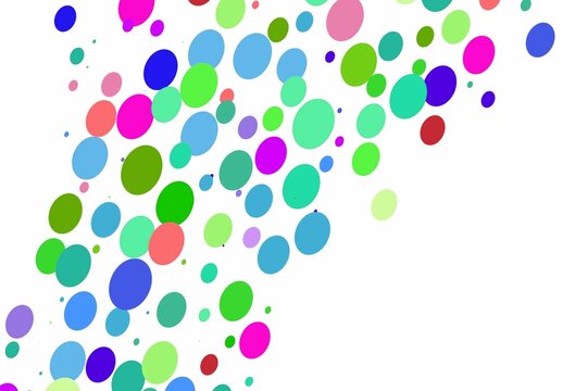 background with colorful bubbles
