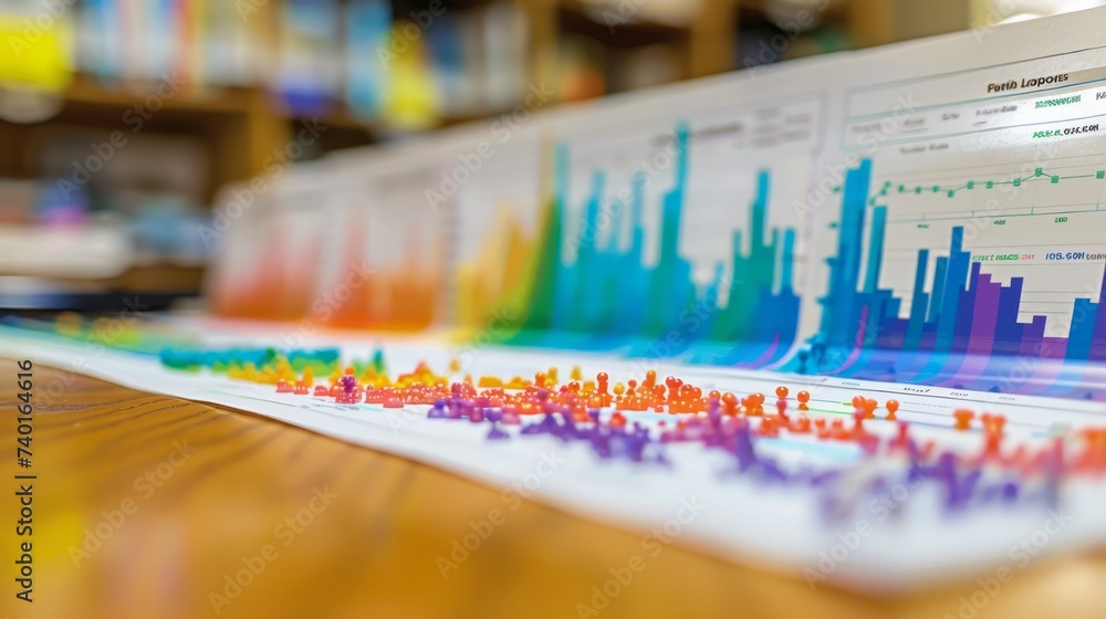 Poster comparative analysis: graphing data for side-by-side comparison