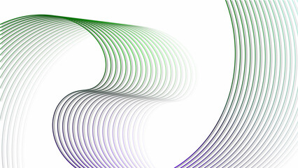 Abstract wavy curve lines background .