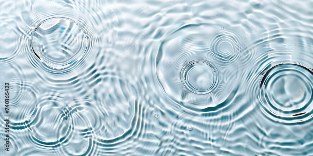 Poster this close-up photo captures the intricate patterns and movement of ripples on the surface of water.