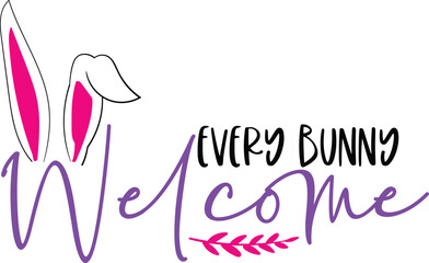 Easter Day SVG, Easter Bunny Design, Bunny Vector ,Easter day T-shirt design, Easter Christian Graphics