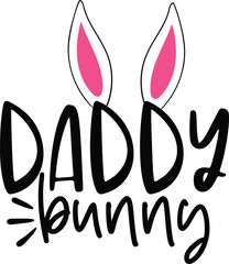 Easter Day SVG, Easter Bunny Design, Bunny Vector ,Easter day T-shirt design, Easter Christian Graphics 