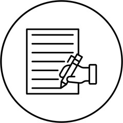 Writing Icon