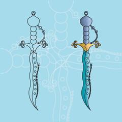 Sword Vector Illustration Design