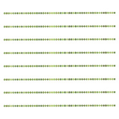 clover lines illustration for notebook page, planner