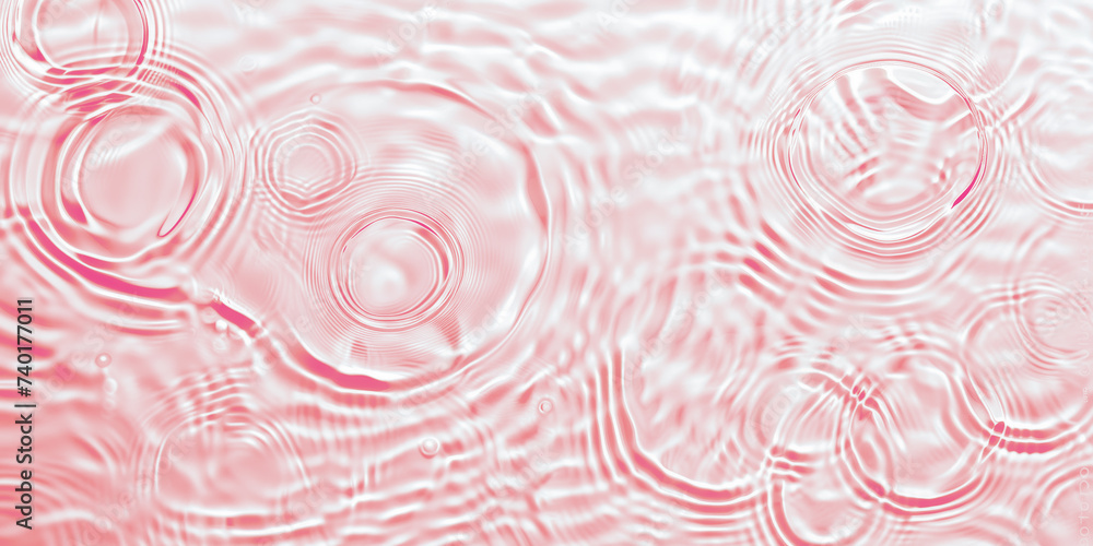 Leinwandbilder abstract pink water surface with ripple effect, creating a serene and tranquil pattern
