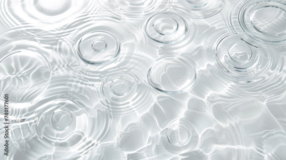 Aufkleber the abstract patterns formed by the interplay of light and water create a visually intriguing scene