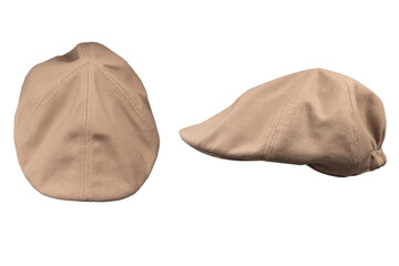 Ascot cap isolated on a white background.