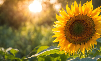 Sunflowers, vibrant and sunny