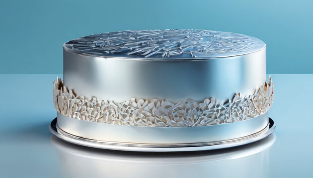 silver cake