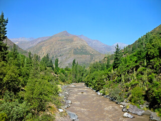 El Cajon del Maipo, Santiago de Chile, South America